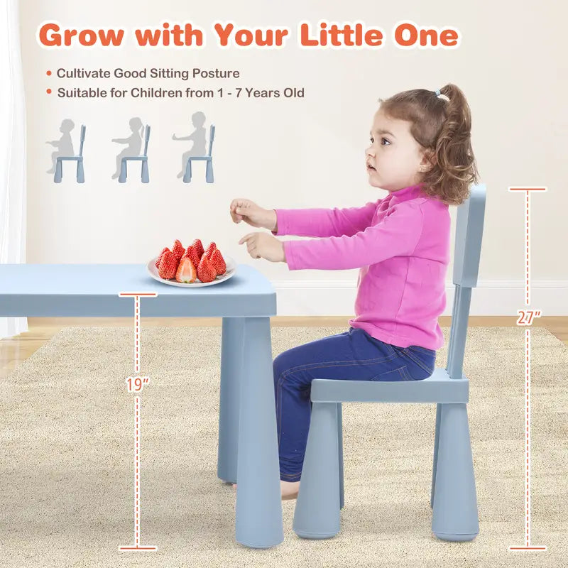 Kids Table and 2 Chairs Set