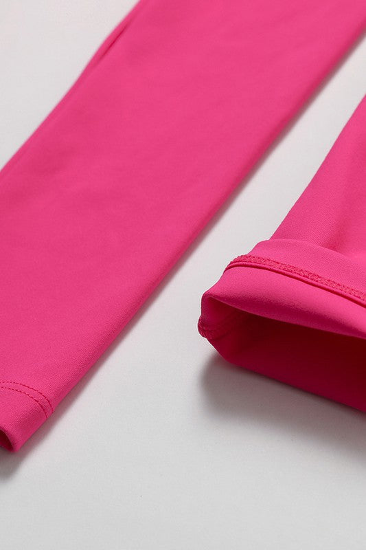 Zip Into Comfort: Long-Sleeve Solid Sports Jumpsuit – Perfect for Yoga, Fitness, and Beyond!