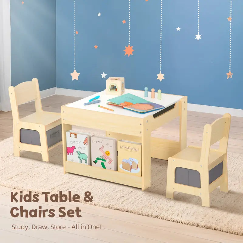 3-in-1 Table and Chair Set