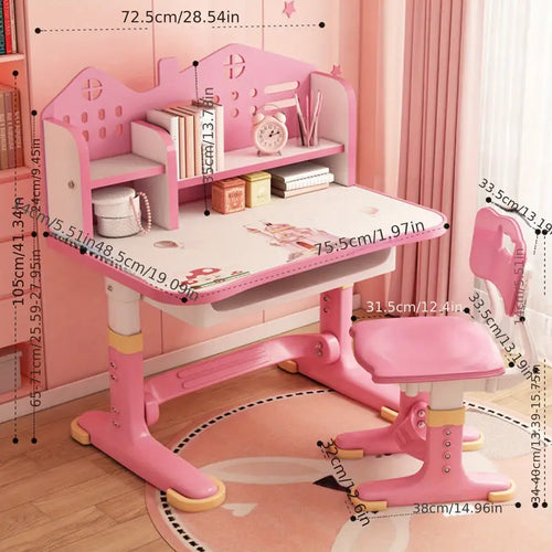 41.37 Functional Desk and Chair Set